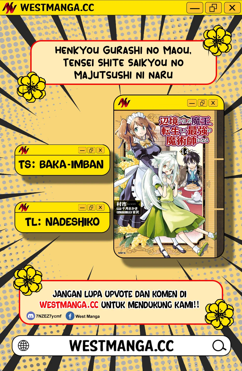 Manga Henkyou Gurashi no Maou, Tensei shite Saikyou no Majutsushi ni naru 〜Aisarenagara Nariagaru Moto Maō wa, Ningen o Shiritai〜 Chapter 63 gambar 2