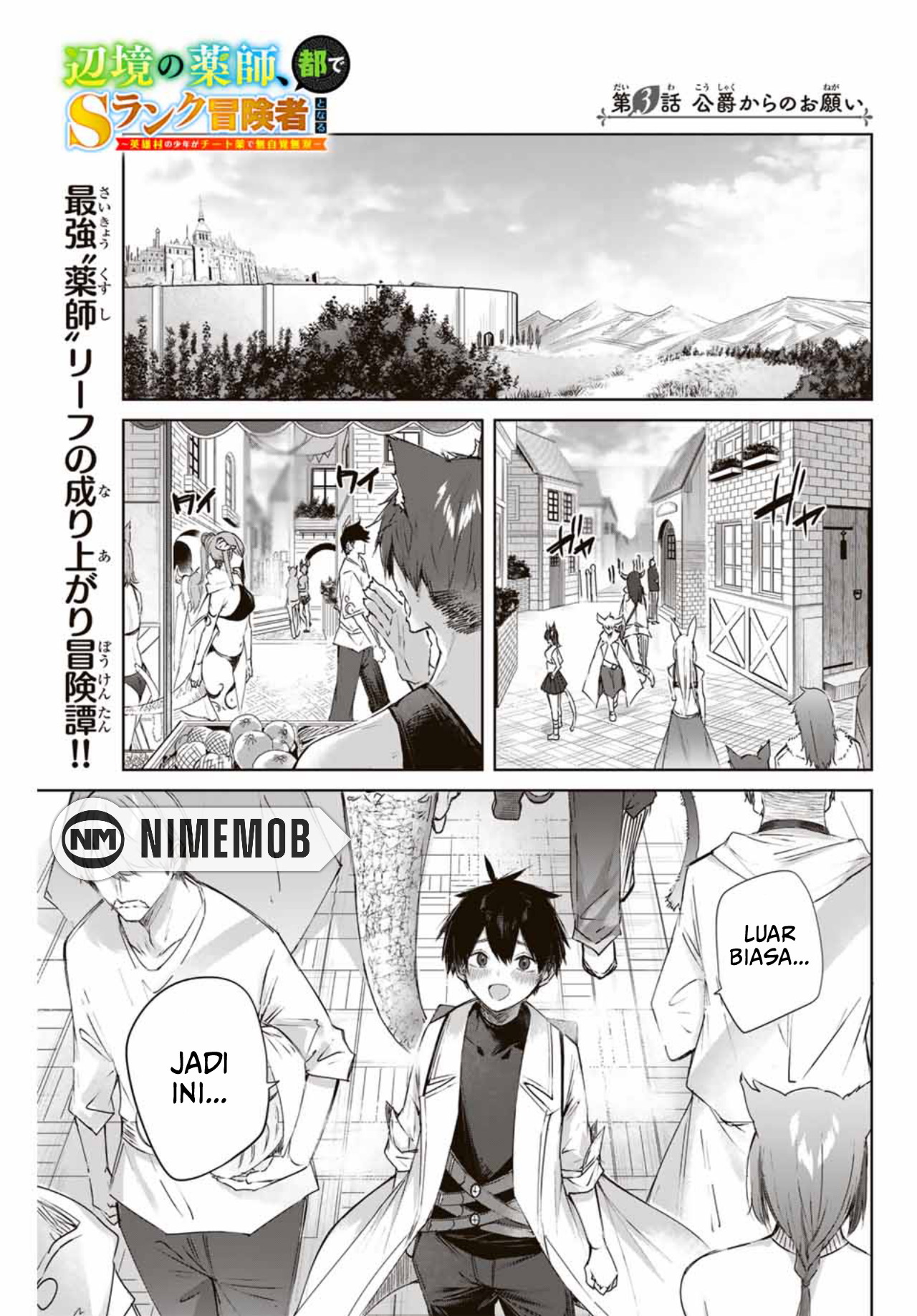 Manga Henkyou no Yakushi, Miyako de S Rank Boukensha to naru Chapter 3 gambar 2