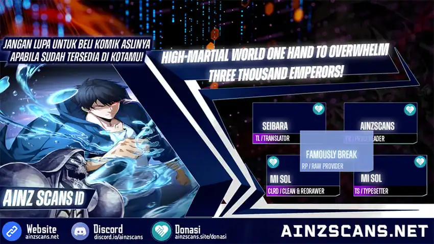 Komik High-Martial World: One Hand to Overwhelm Three Thousand Emperors! Chapter 10 gambar 1