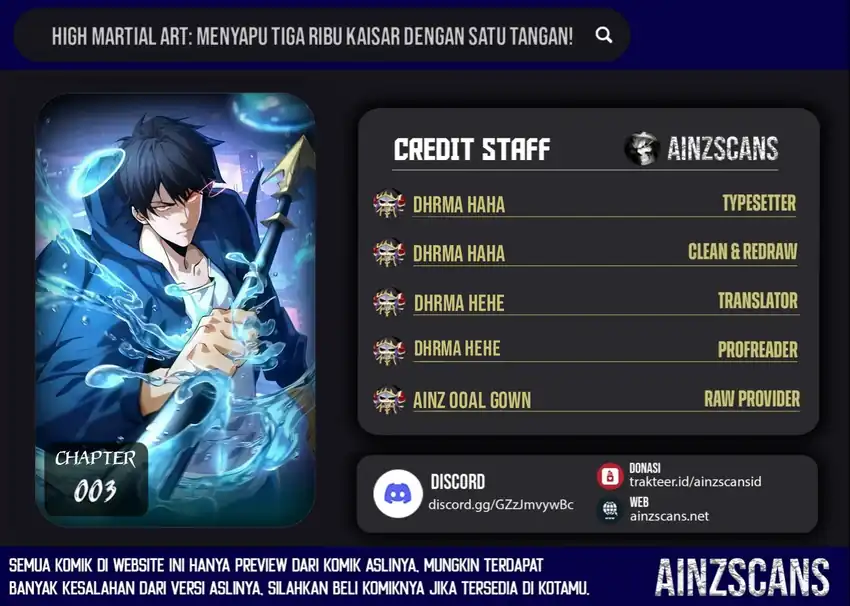 Komik High-Martial World: One Hand to Overwhelm Three Thousand Emperors! Chapter 3 gambar 1