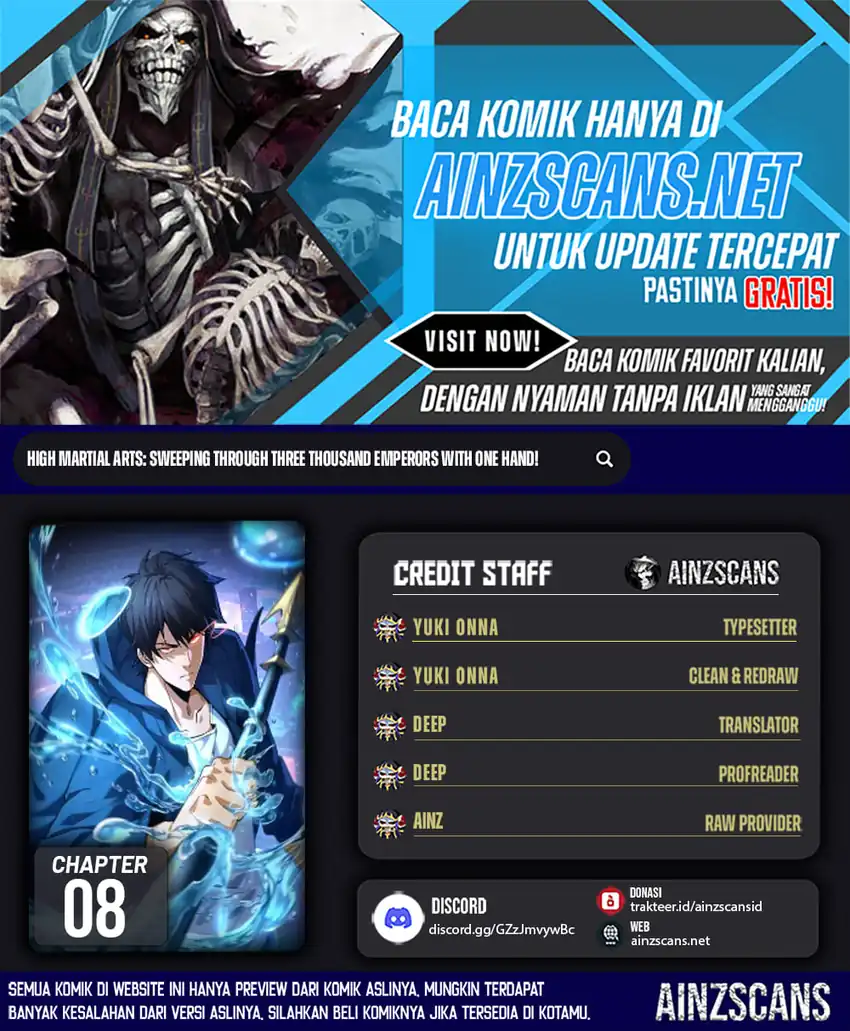 Komik High-Martial World: One Hand to Overwhelm Three Thousand Emperors! Chapter 8 gambar 1