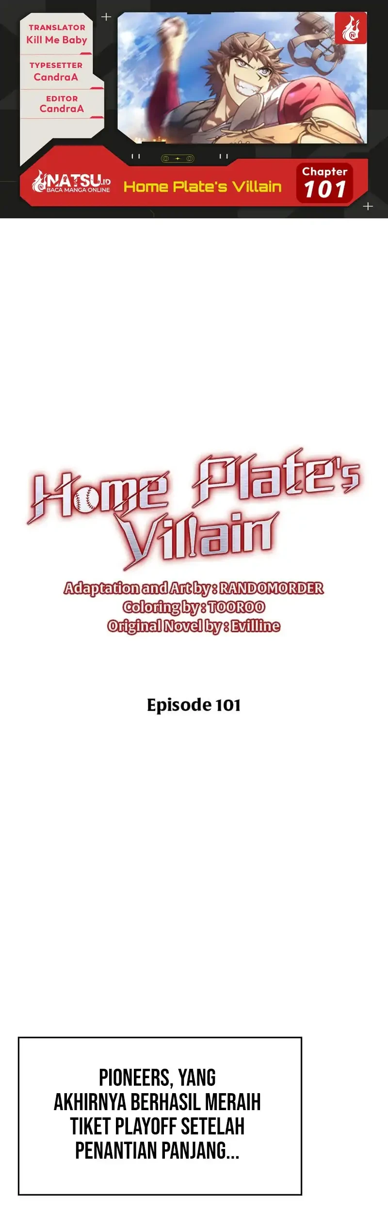 Komik Home Plate Villain Chapter 101 gambar 1