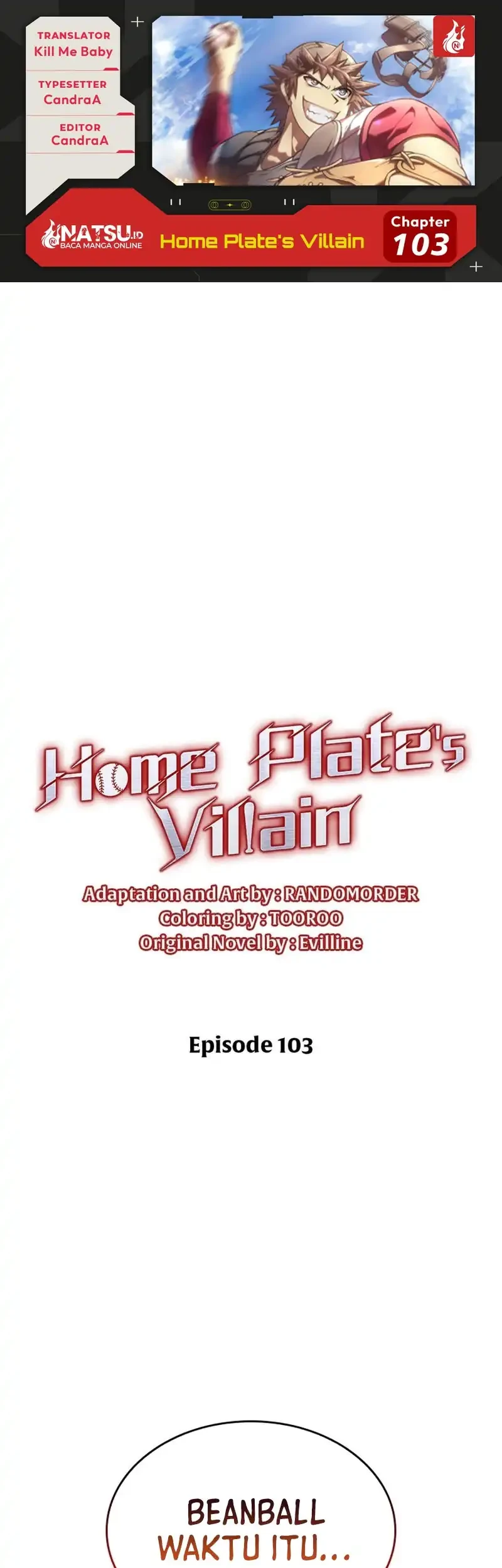 Komik Home Plate Villain Chapter 103 gambar 1