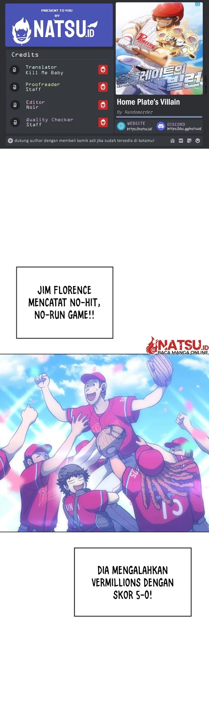 Komik Home Plate Villain Chapter 94 gambar 1