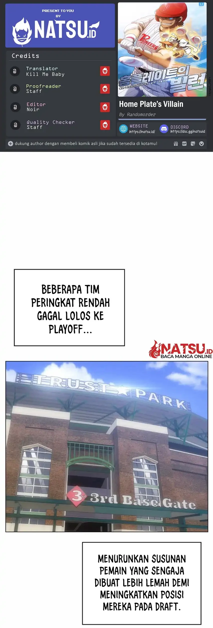 Komik Home Plate Villain Chapter 99 gambar 1