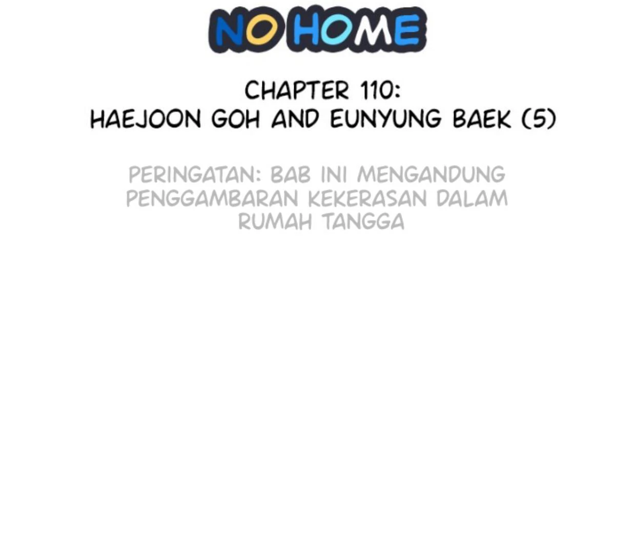 Homeless Chapter 110 halaman 3