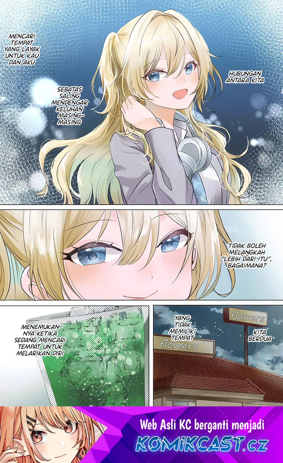 Komik Houkago, Famiresu de, Kurasu no Ano Ko to Chapter 1 gambar 1
