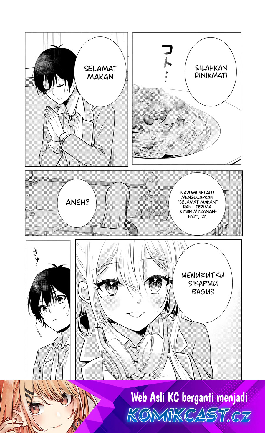Komik Houkago, Famiresu de, Kurasu no Ano Ko to Chapter 2.2 gambar 1