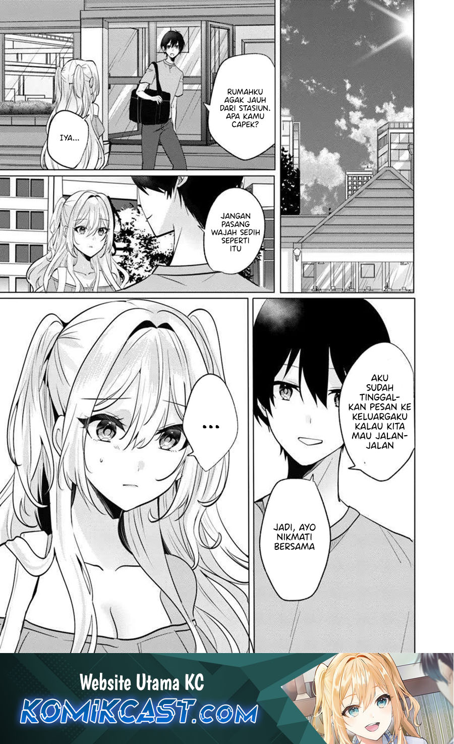 Komik Houkago, Famiresu de, Kurasu no Ano Ko to Chapter 8 gambar 1