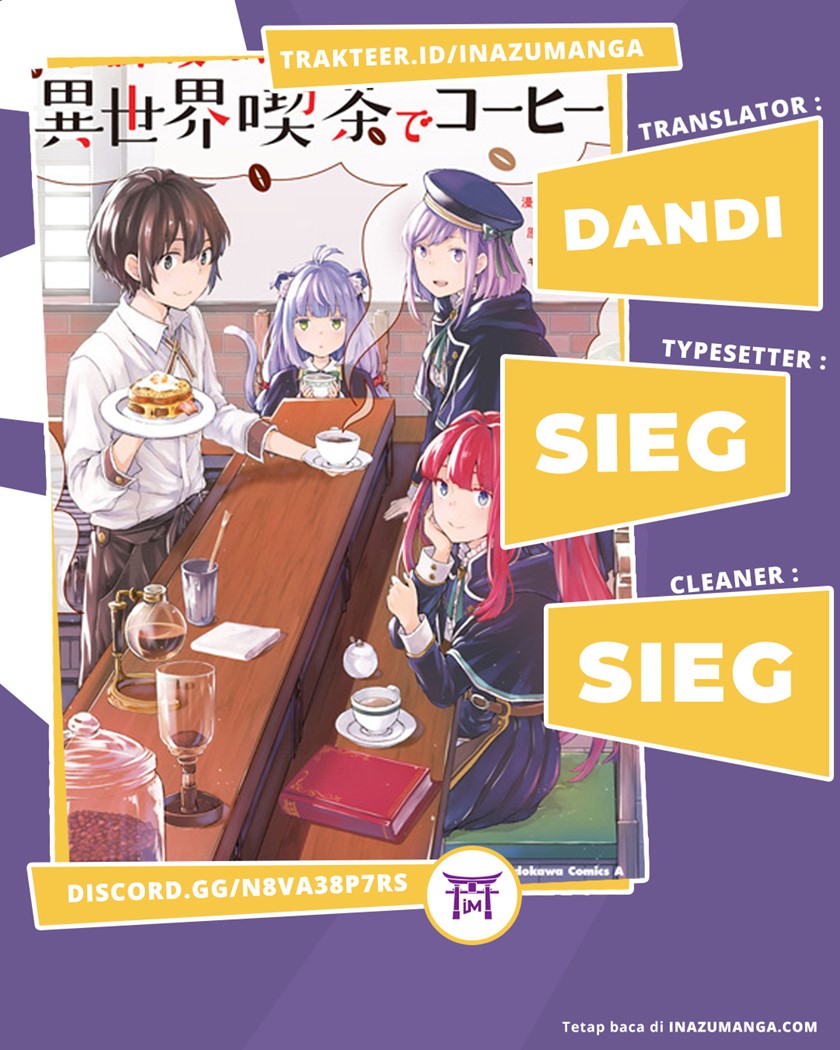 Komik Houkago wa, Isekai Kissa de Coffee wo Chapter 4 gambar 1