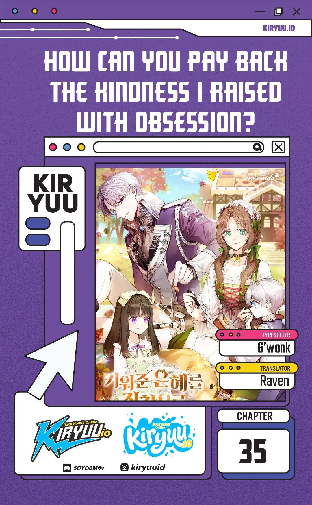 Komik How Can You Pay Back The Kindness I Raised With Obsession? Chapter 35 gambar 1