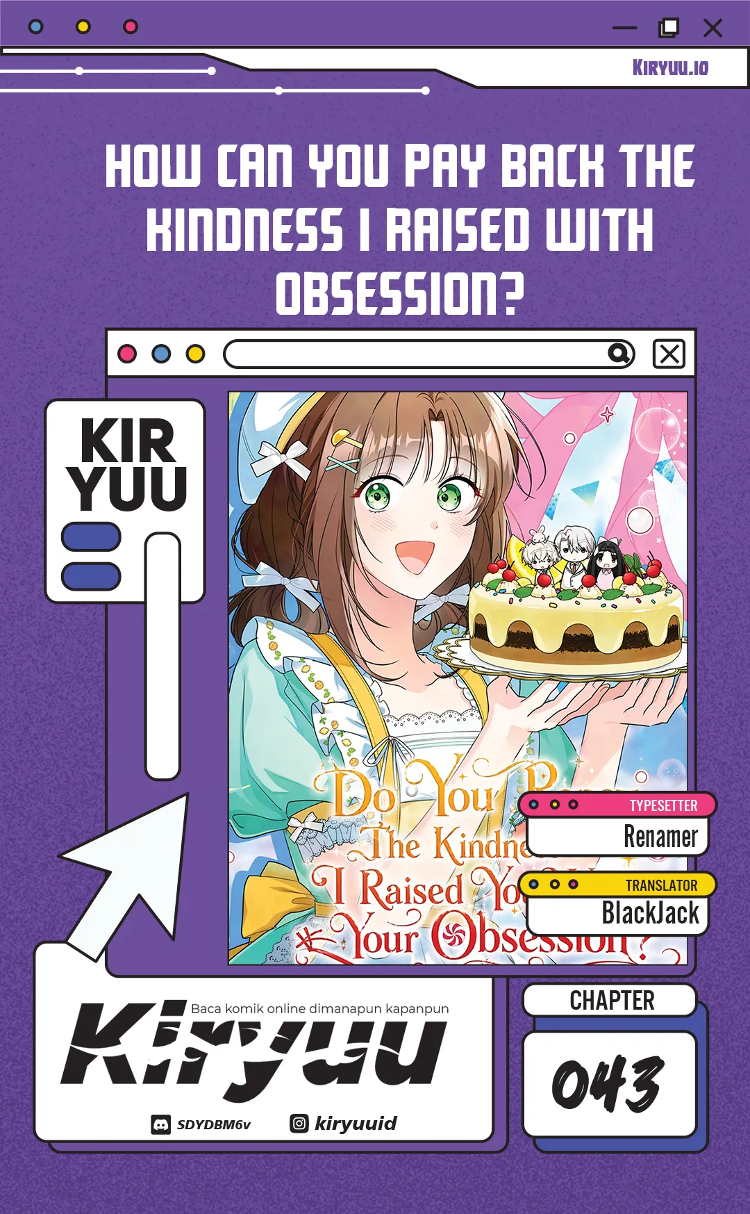 Komik How Can You Pay Back The Kindness I Raised With Obsession? Chapter 43 gambar 1
