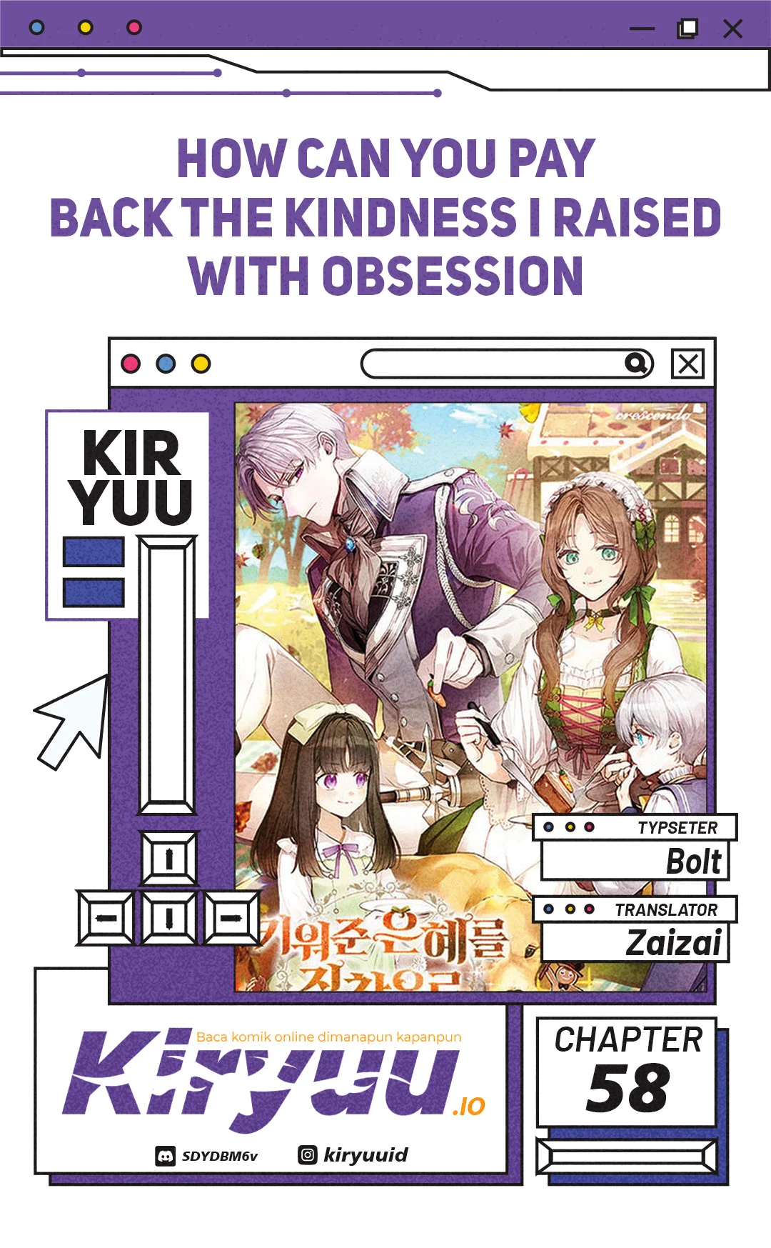 Komik How Can You Pay Back The Kindness I Raised With Obsession? Chapter 58 gambar 1