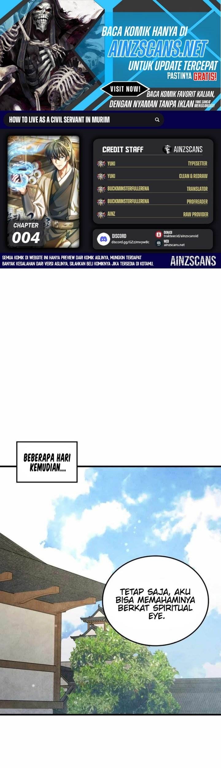 Komik How to Live as a Civil Servant in Murim Chapter 4 gambar 1