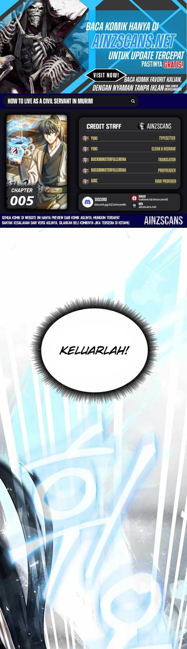 Komik How to Live as a Civil Servant in Murim Chapter 5 gambar 1