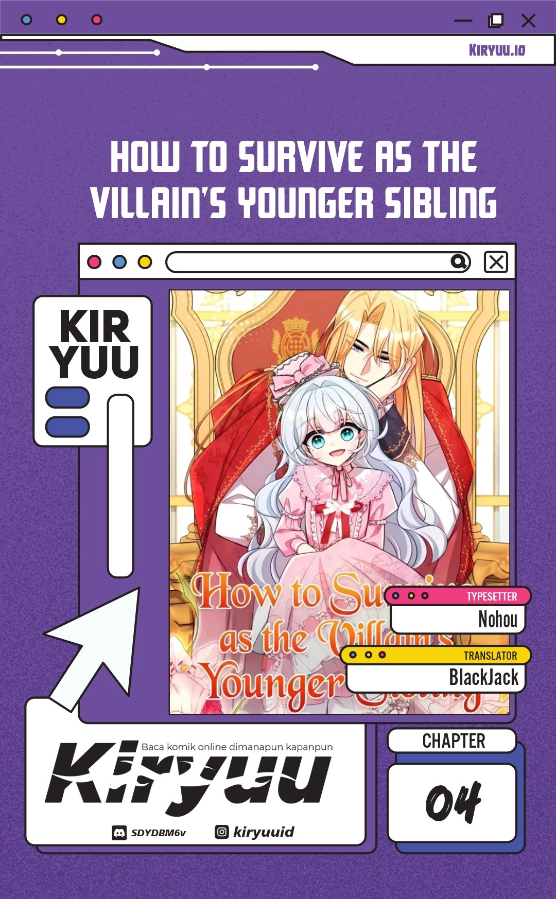 Manhwa How to Survive as the Villain’s Younger Sibling Chapter 4 gambar 2