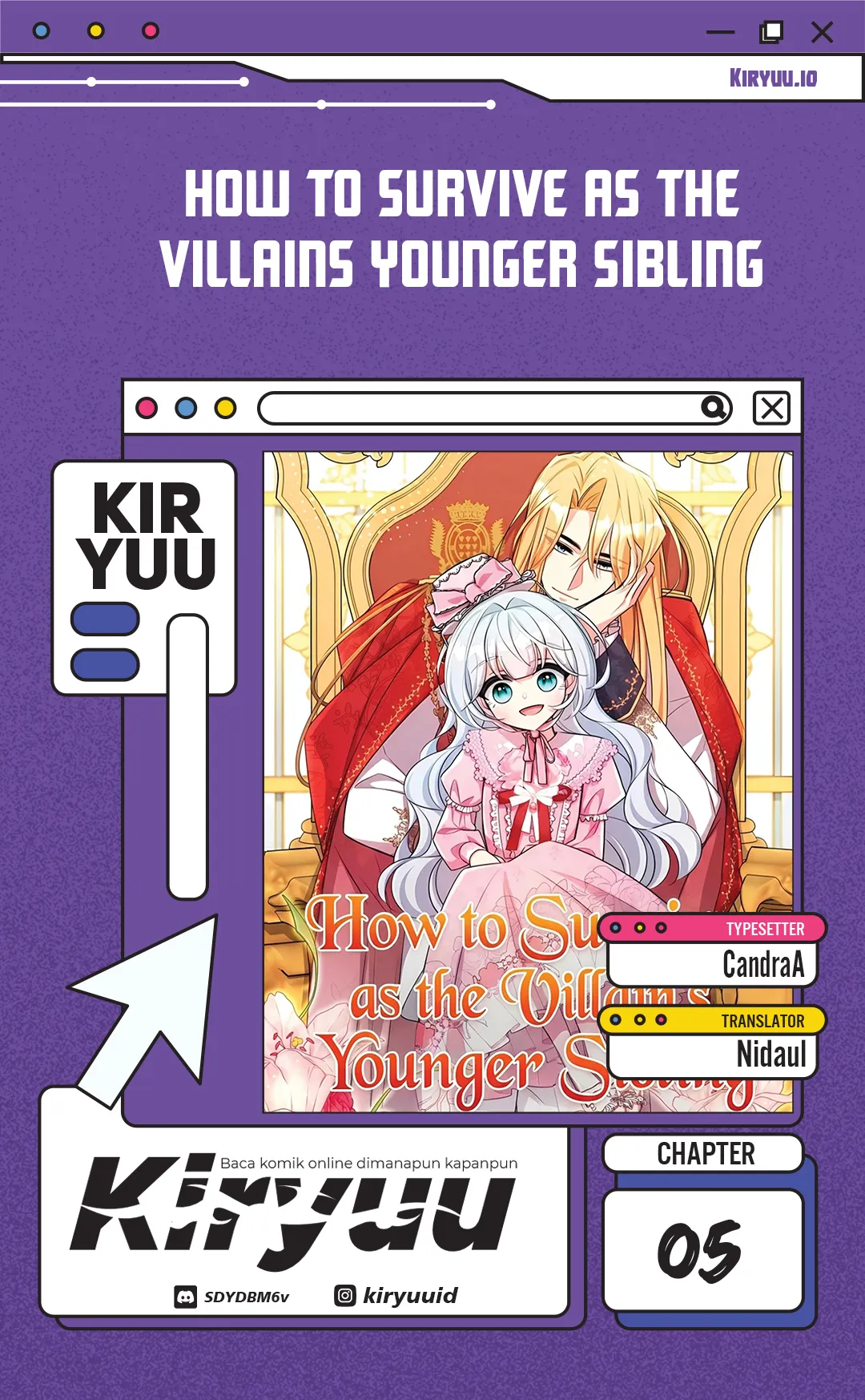 Komik How to Survive as the Villain’s Younger Sibling Chapter 5 gambar 1