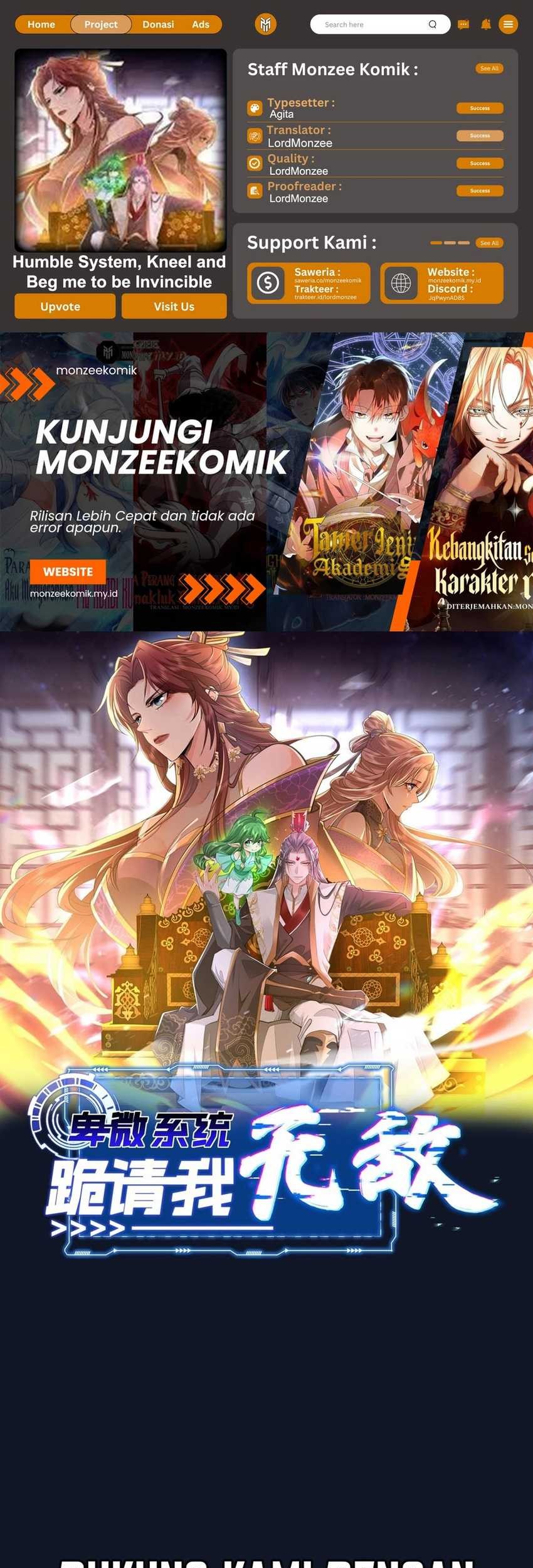 Komik Humble System, Kneel and Beg Me to Be Invincible Chapter 11 gambar 1