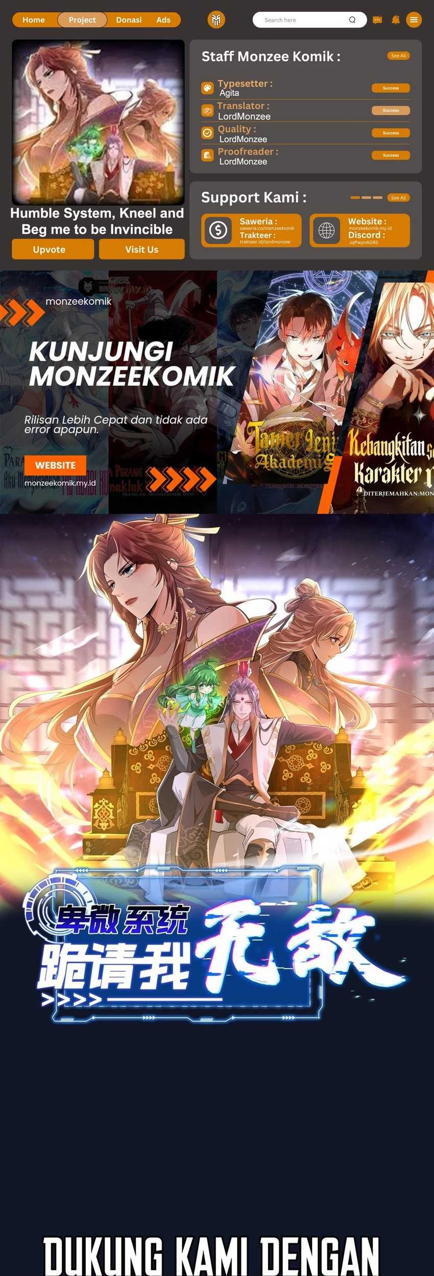 Komik Humble System, Kneel and Beg Me to Be Invincible Chapter 12 gambar 1