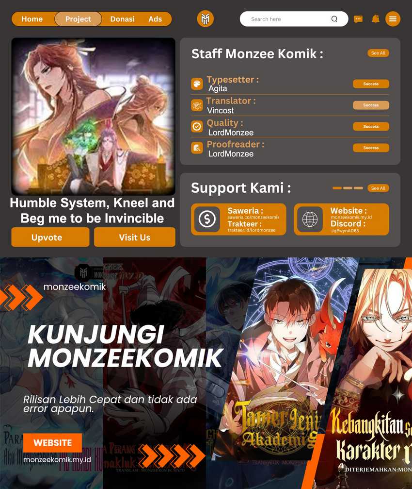 Komik Humble System, Kneel and Beg Me to Be Invincible Chapter 2 gambar 1