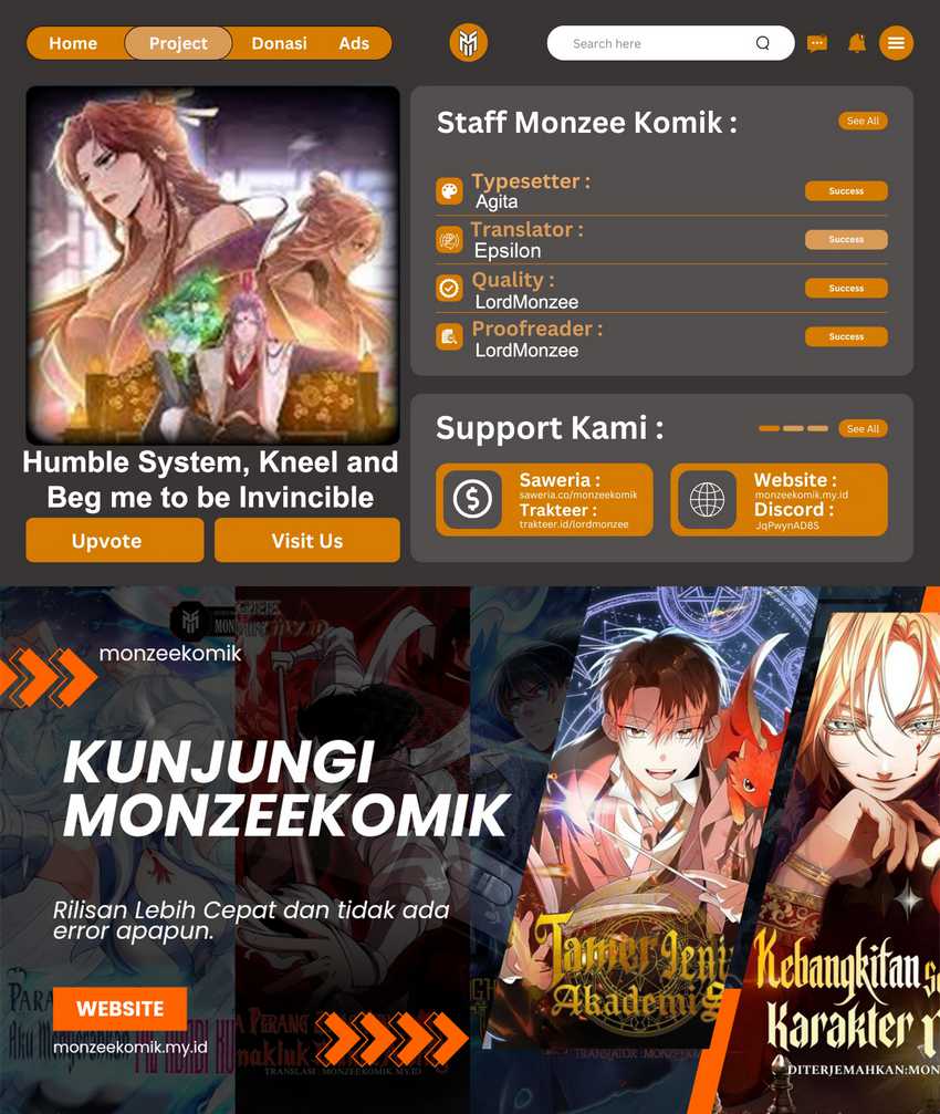 Komik Humble System, Kneel and Beg Me to Be Invincible Chapter 6 gambar 1