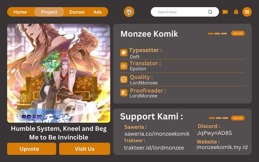 Komik Humble System, Kneel and Beg Me to Be Invincible Chapter 7 gambar 1