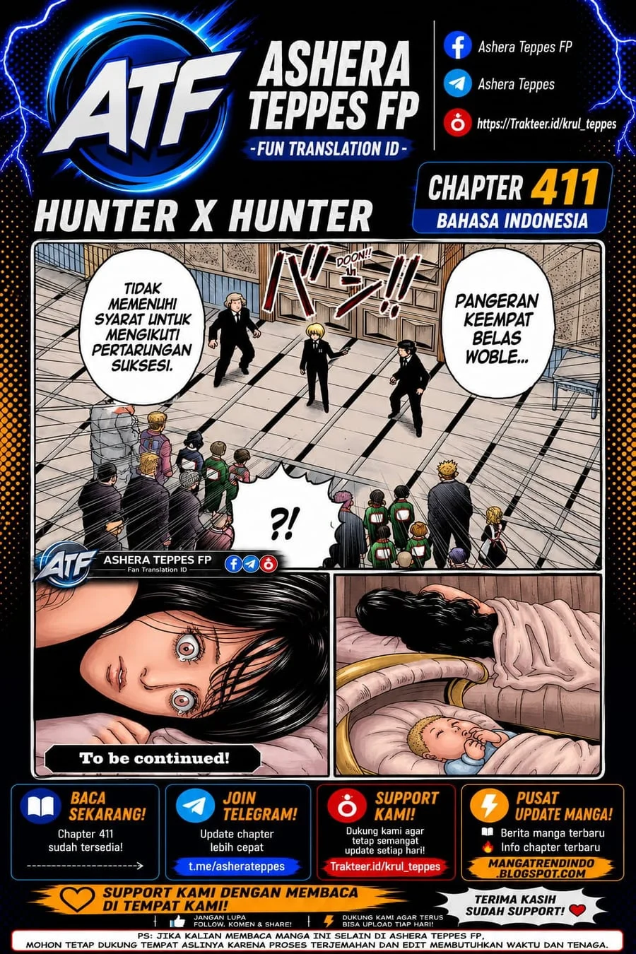 Komik Hunter x Hunter Chapter 411 gambar 1