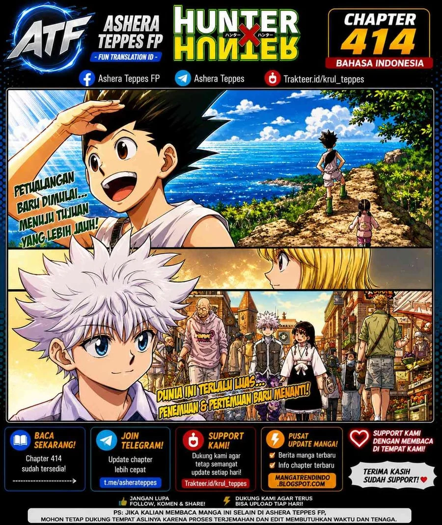 Komik Hunter x Hunter Chapter 414 gambar 1