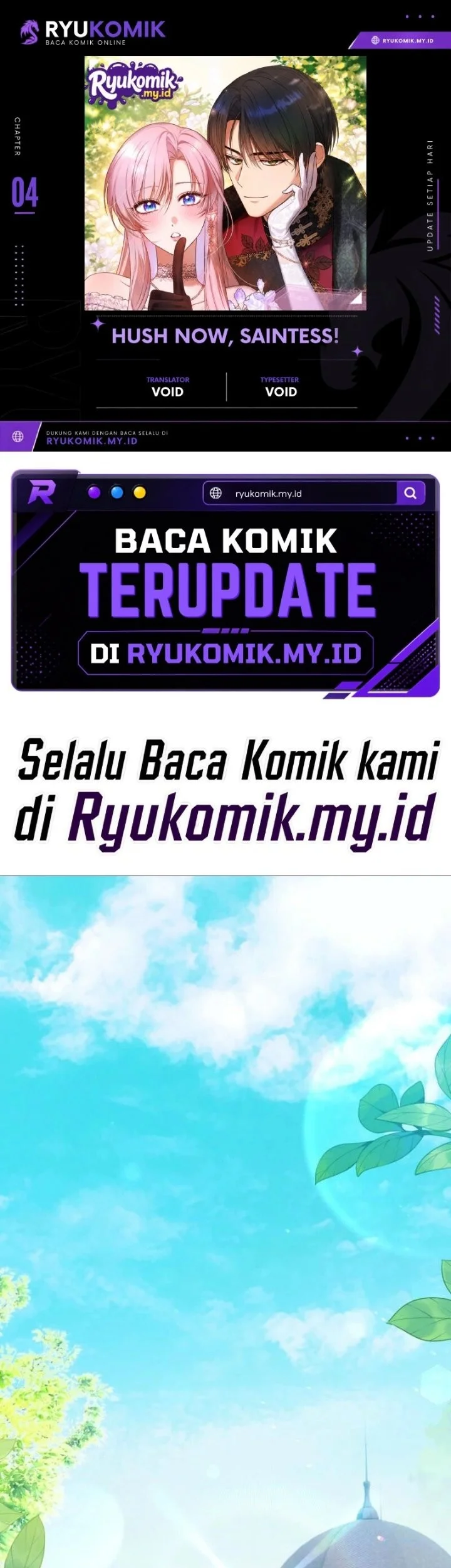 Komik Hush Now, Saintess! Chapter 4 gambar 1