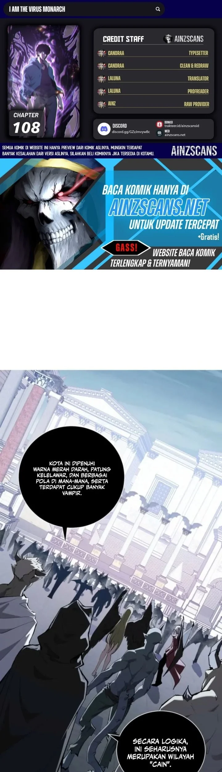 Komik I Am the Virus Monarch Chapter 108 gambar 1