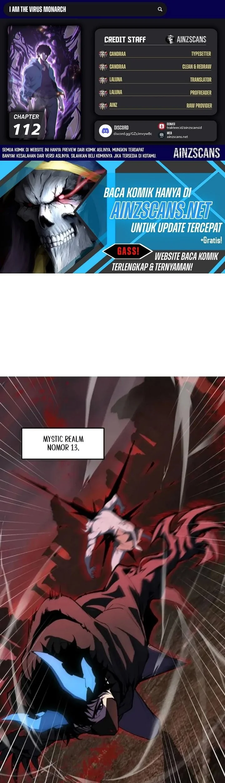 Komik I Am the Virus Monarch Chapter 112 gambar 1