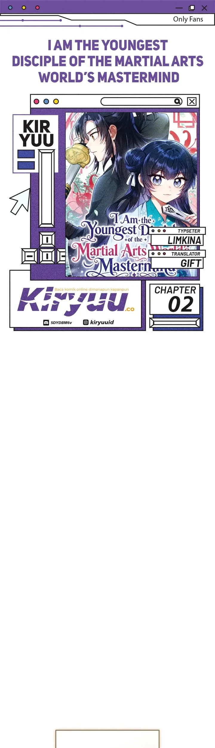 Komik I Am the Youngest Disciple of the Martial Arts World’s Mastermind Chapter 2 gambar 1