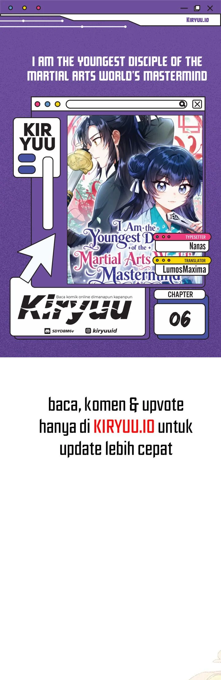 Komik I Am the Youngest Disciple of the Martial Arts World’s Mastermind Chapter 6 gambar 1