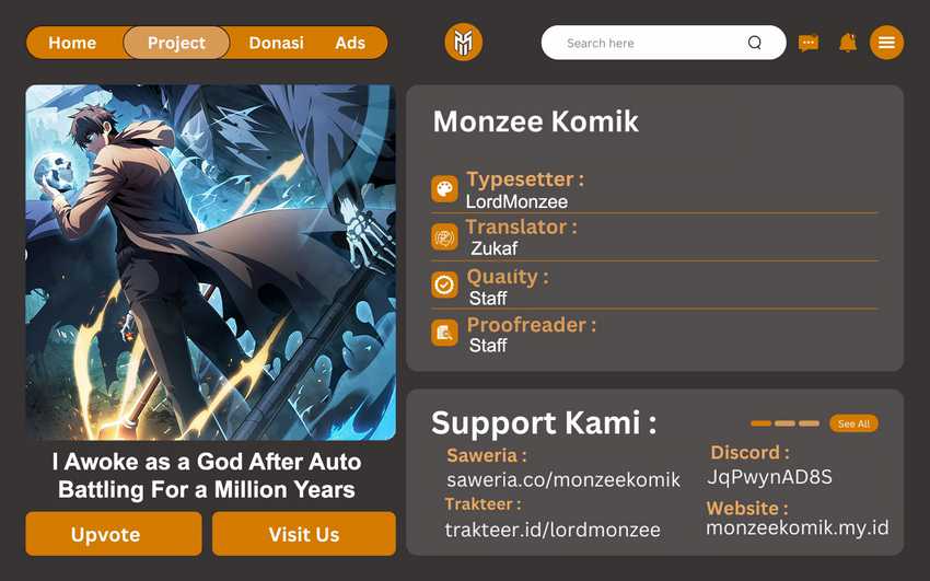 Komik I Awoke as a God After Auto Battling For a Million Years (Idle Player Returns as a God) Chapter 23 gambar 1