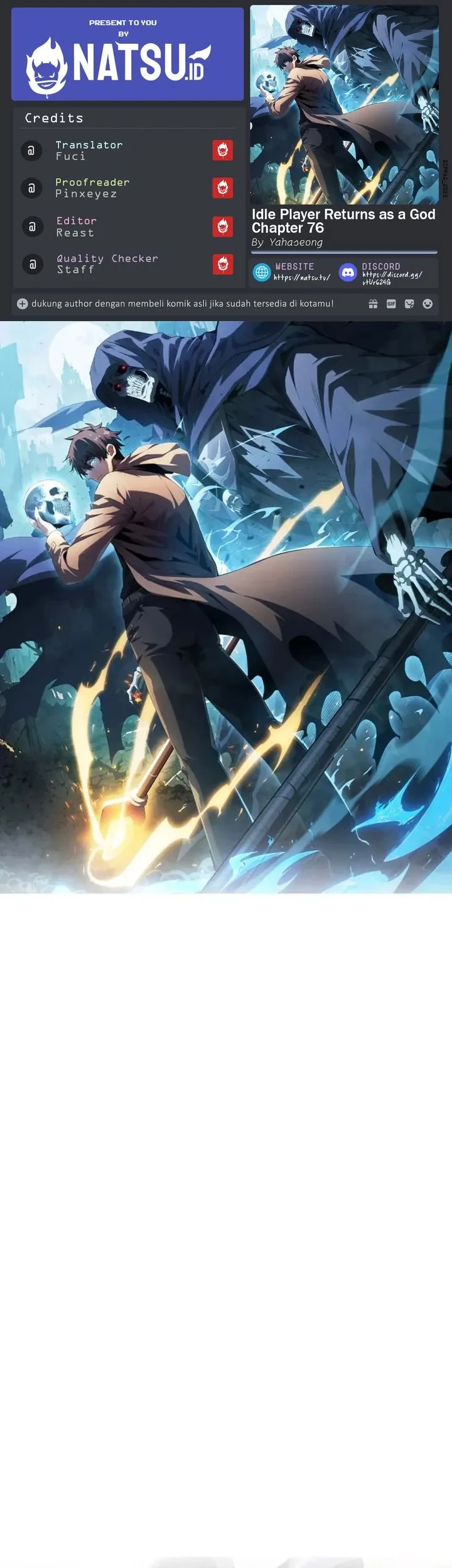 Komik I Awoke as a God After Auto Battling For a Million Years (Idle Player Returns as a God) Chapter 76 gambar 1