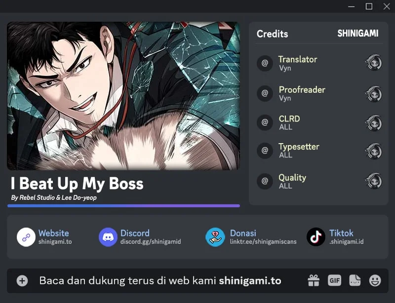 Komik I Beat Up My Boss Chapter 7 gambar 1