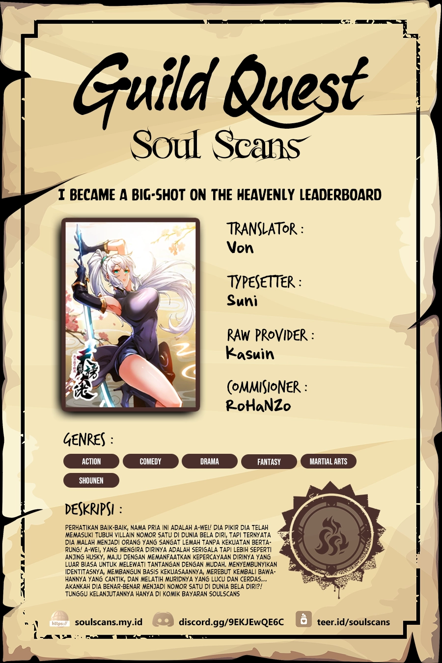 Komik I Became a Big-Shot on the Heavenly Leaderboard Chapter 28 gambar 1