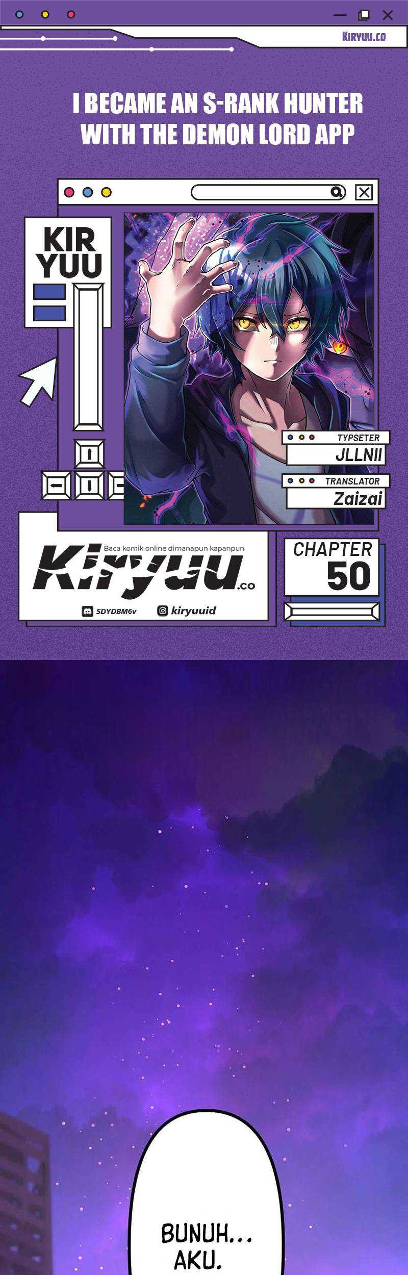 Komik I Became an S-Rank Hunter With the Demon Lord App Chapter 50 gambar 1