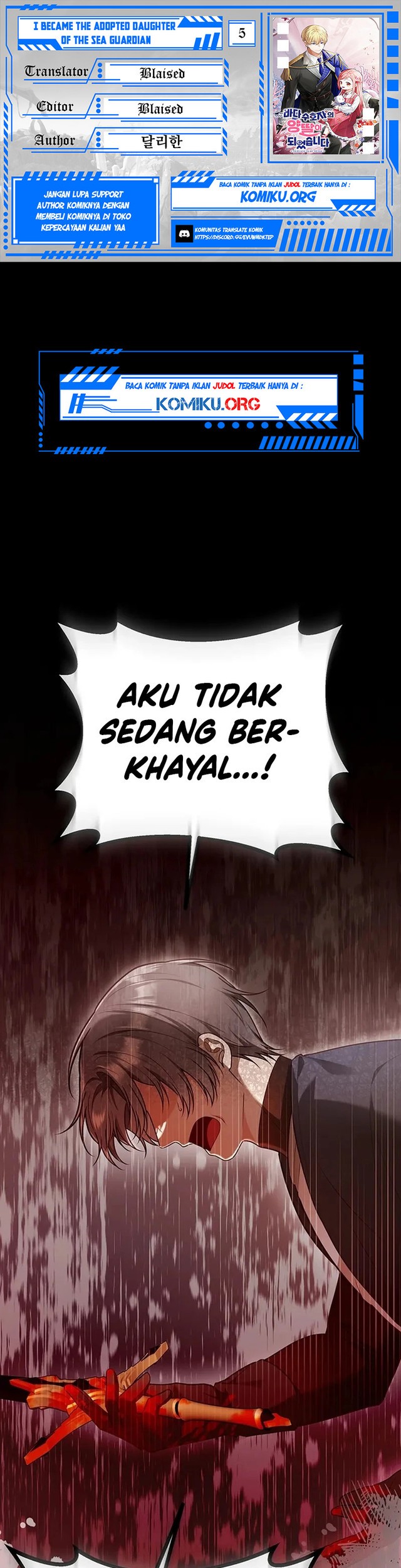 Komik I Became the Adopted Daughter of the Sea Guardian Chapter 5 gambar 1