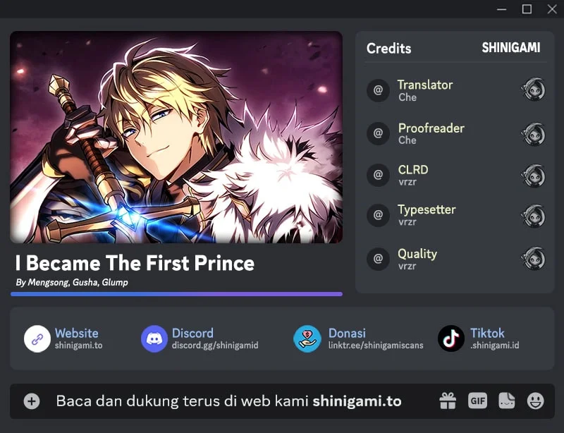 Komik I Became the First Prince: Legend of Sword's Song Chapter 44 gambar 1