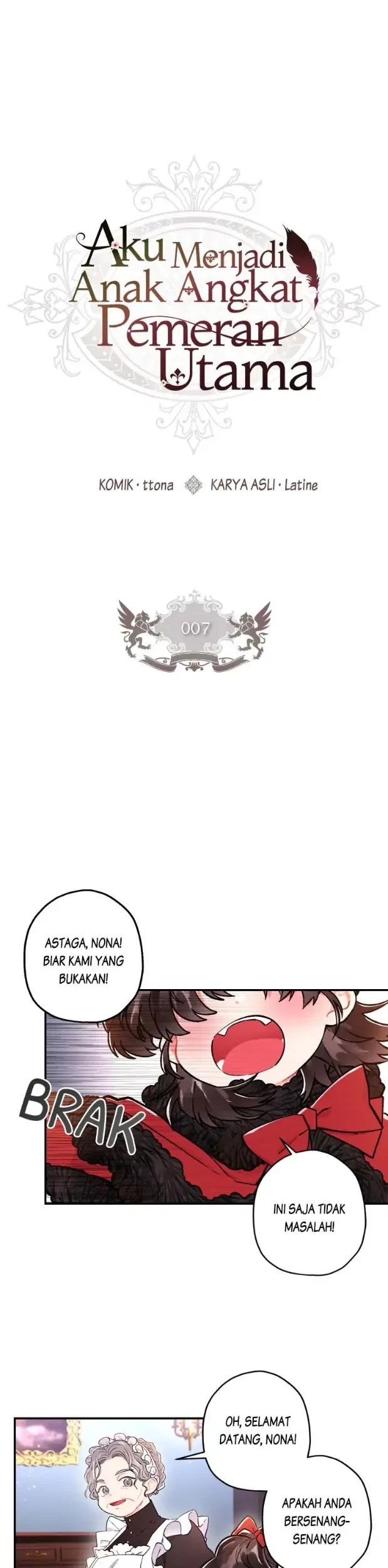 Komik I Became the Male Lead's Adopted Daughter Chapter 7 gambar 1