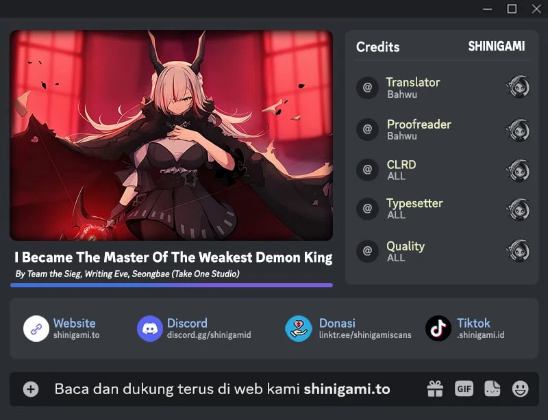 Komik I Became The Master Of The Weakest Demon King Chapter 10 gambar 1