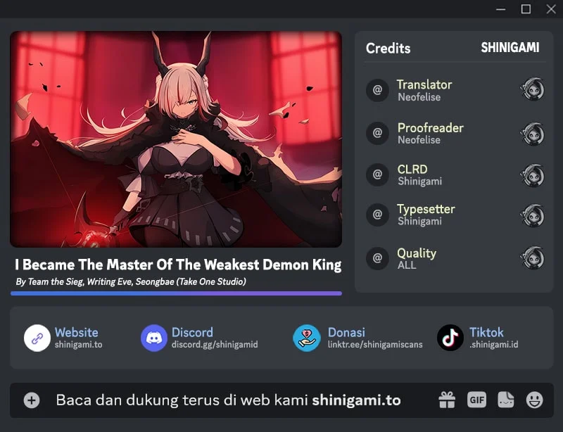 Komik I Became The Master Of The Weakest Demon King Chapter 14 gambar 1