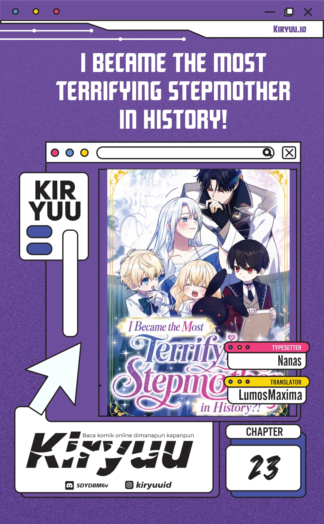 Komik I Became the Most Terrifying Stepmother in History?! Chapter 23 gambar 1