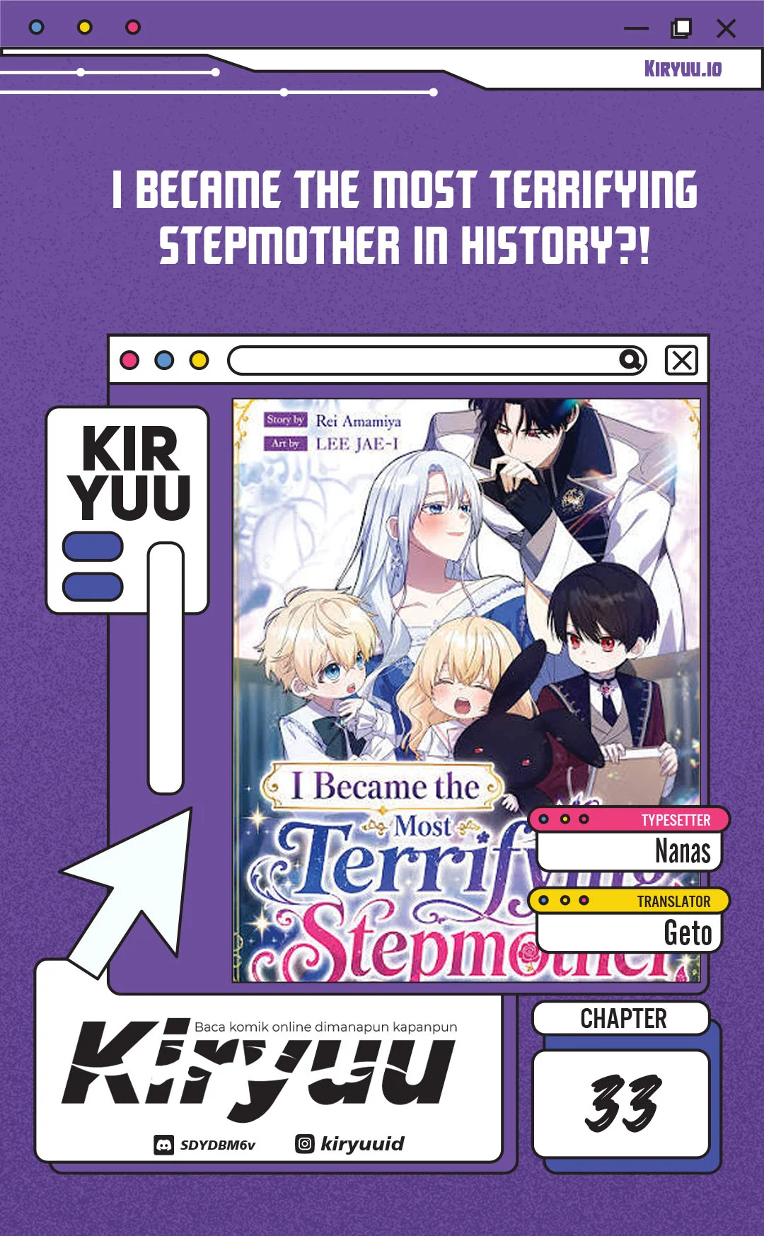 Komik I Became the Most Terrifying Stepmother in History?! Chapter 33 gambar 1