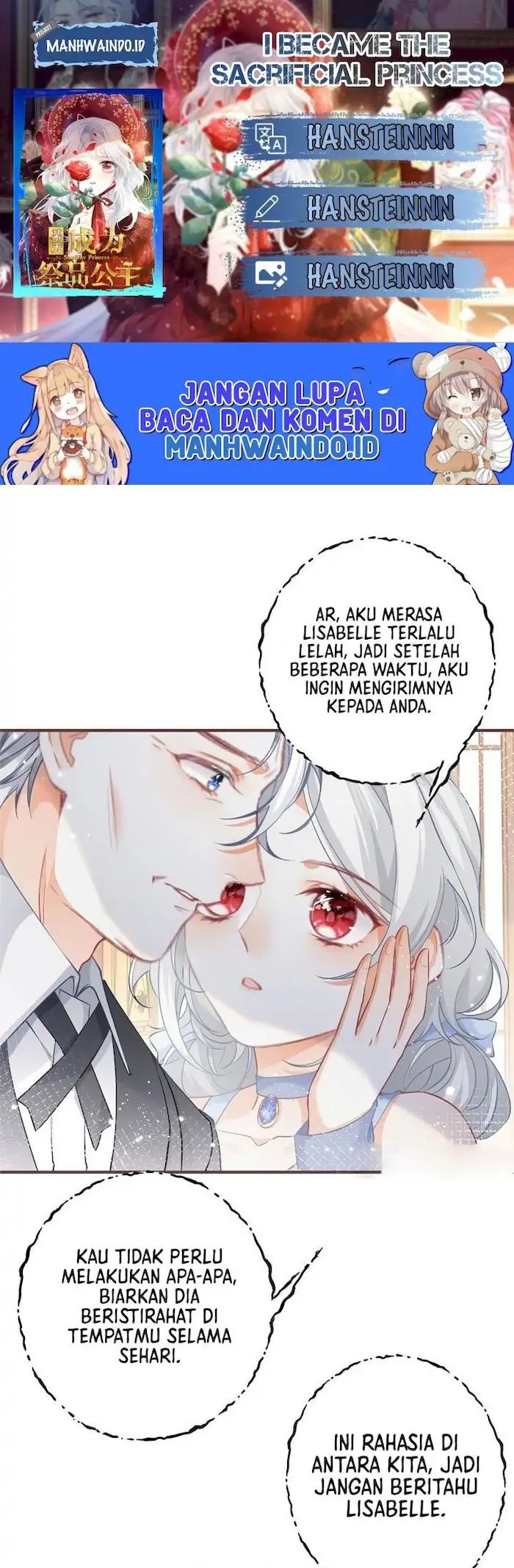 Komik I Became the Sacrificial Princess Chapter 27 gambar 1