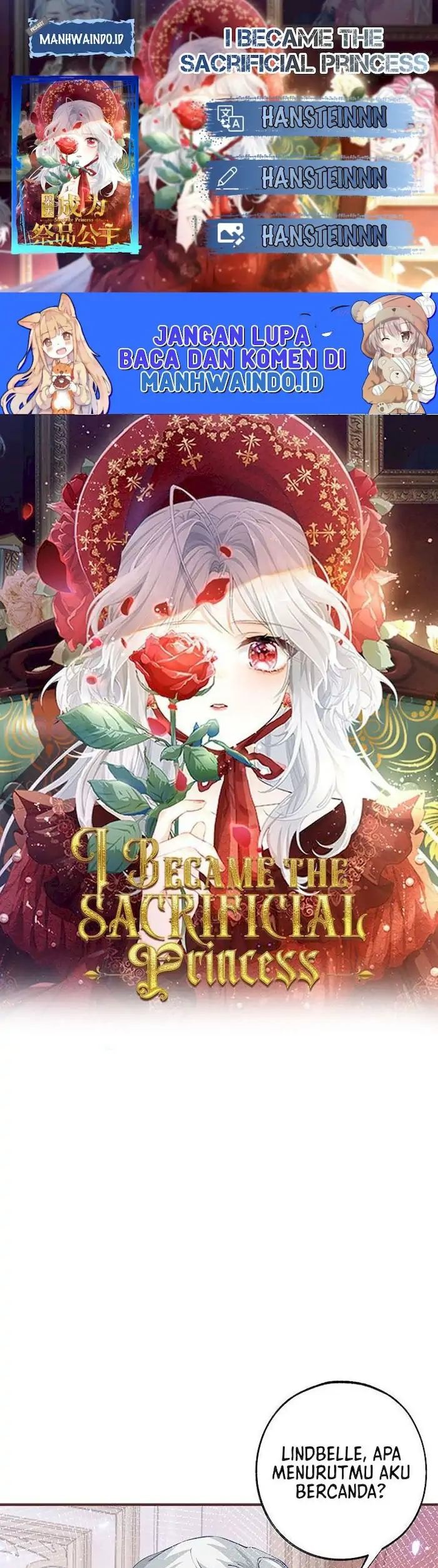 Komik I Became the Sacrificial Princess Chapter 39 gambar 1