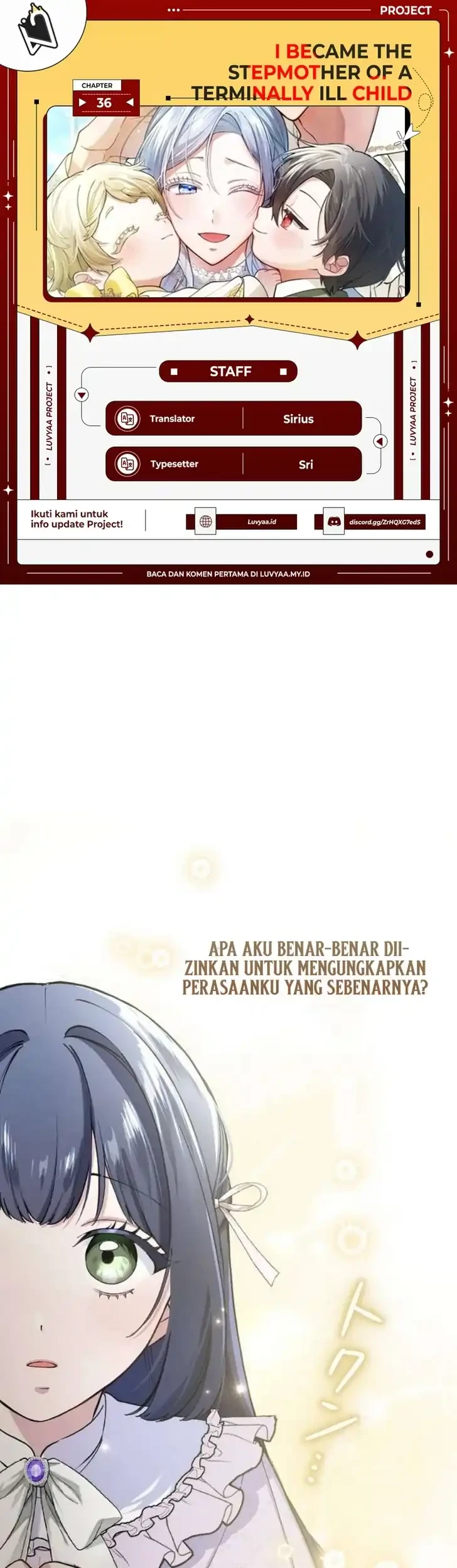 Komik I Became the Stepmother of a Terminally Ill Child Chapter 36 gambar 1