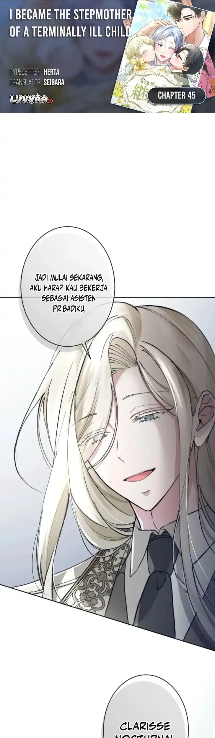 Komik I Became the Stepmother of a Terminally Ill Child Chapter 45 gambar 1