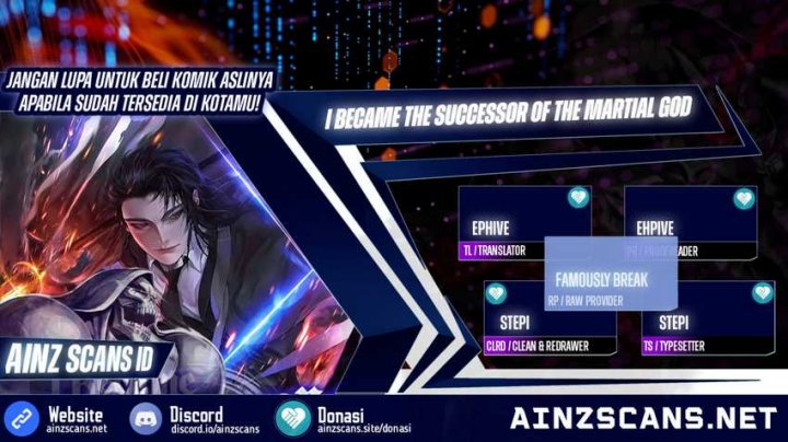 Komik I Became the Successor of the Martial God Chapter 33 gambar 1